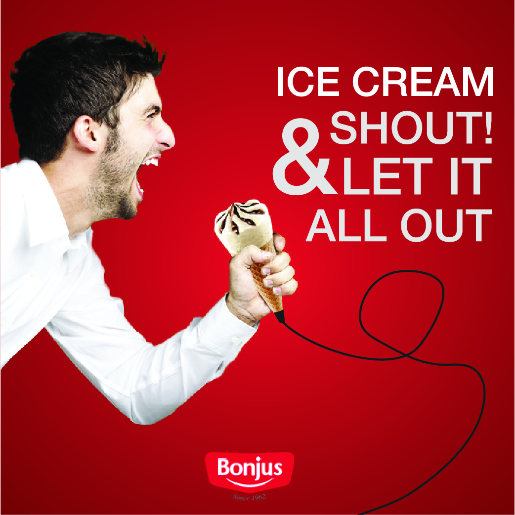 ice cream and shout